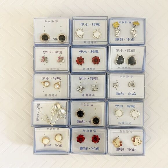 Novelty Stud and Drop Earring Bundle, NWOT - Picture 1 of 11